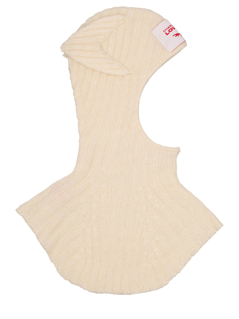 Charles Jeffrey LOVERBOY Ears balaclava Beige