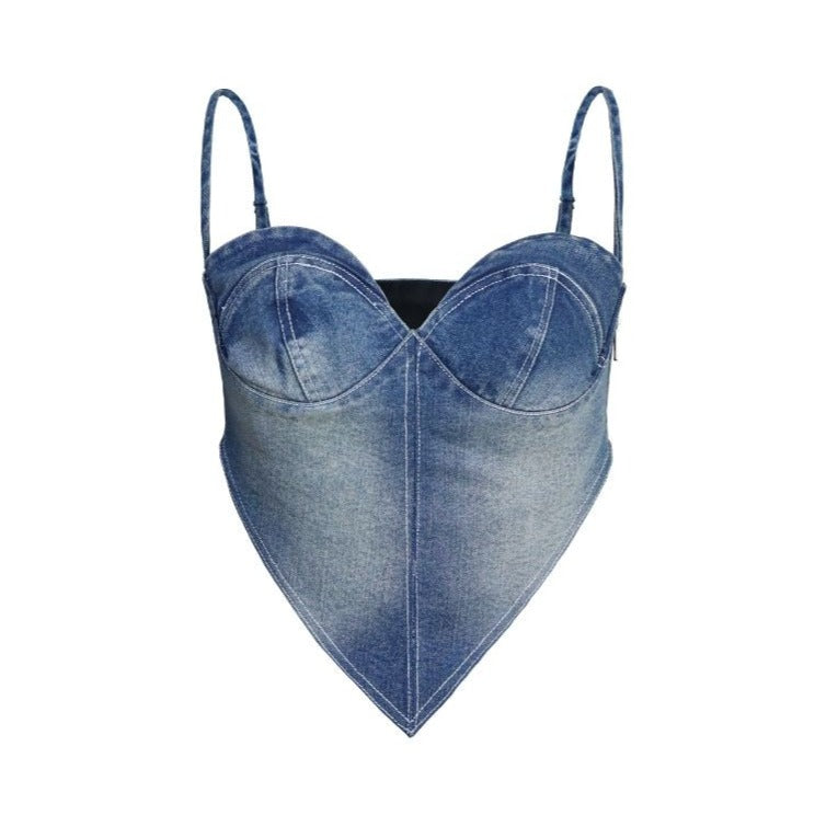 Darling denim top