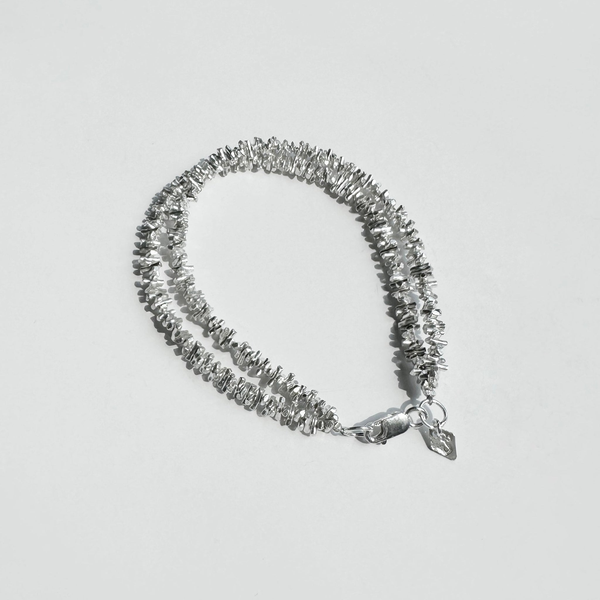 Sierra collection -double silver bracelet