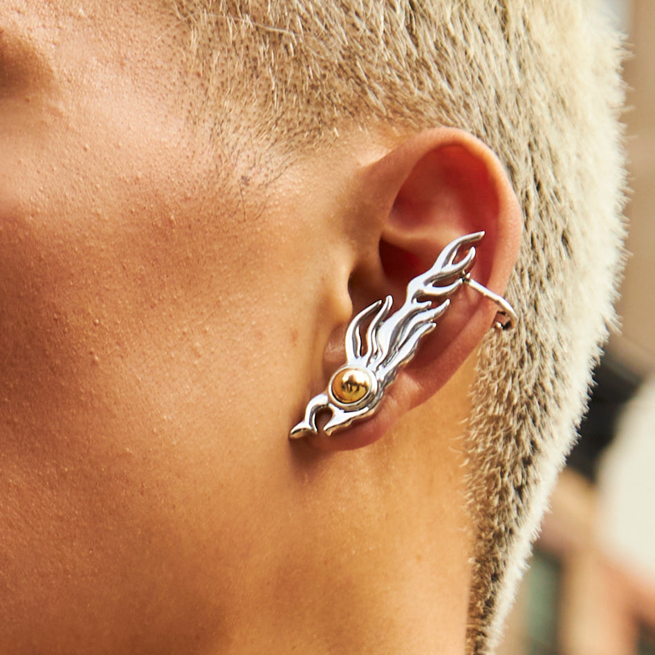 flame ear cuff