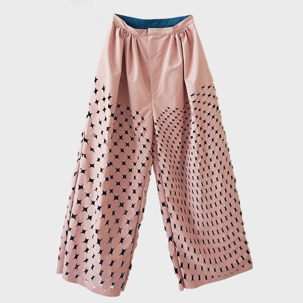 Tourjours Pants Pink/Cobalt Blue