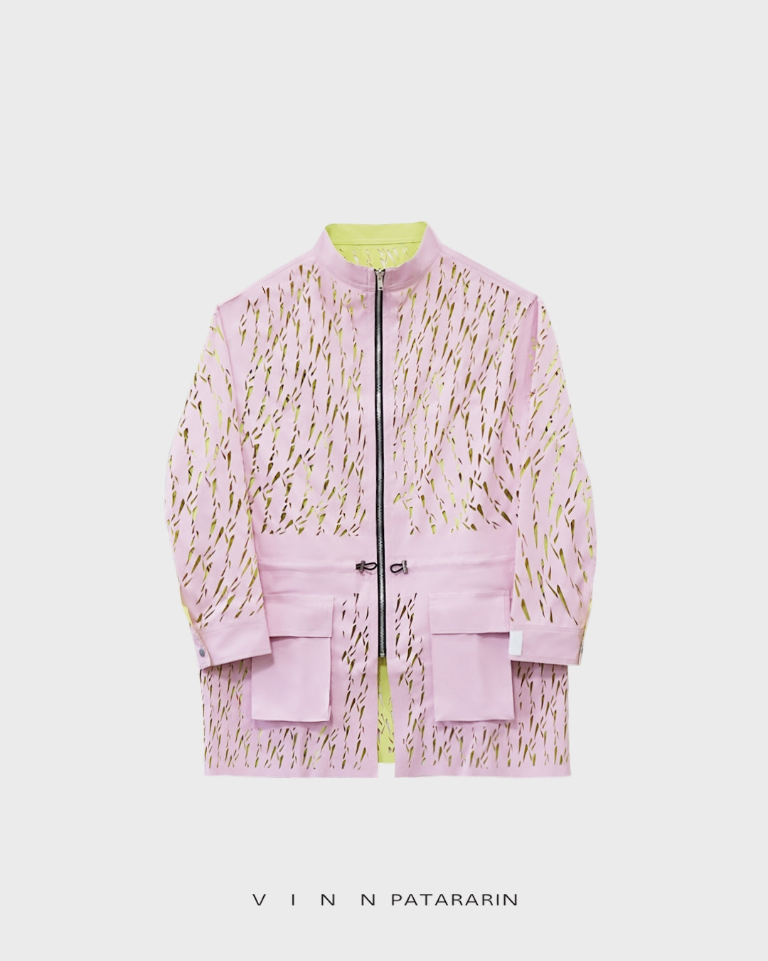 Twotone Wind breaker Modern Botanist Pink/Green