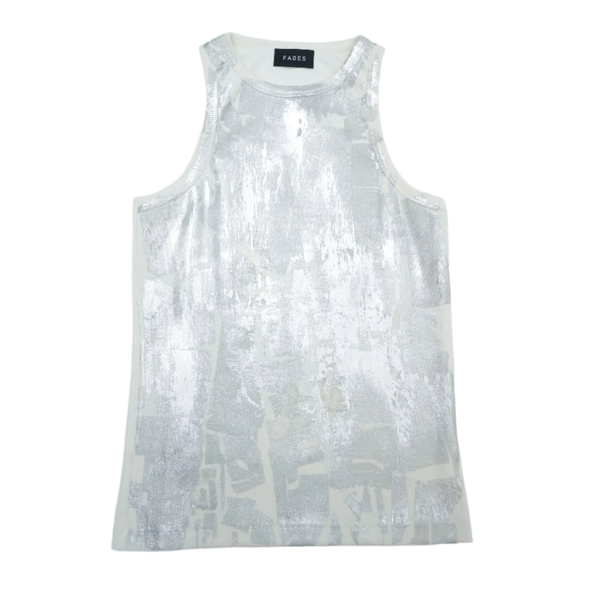 FADES-Chrome Tanktop white