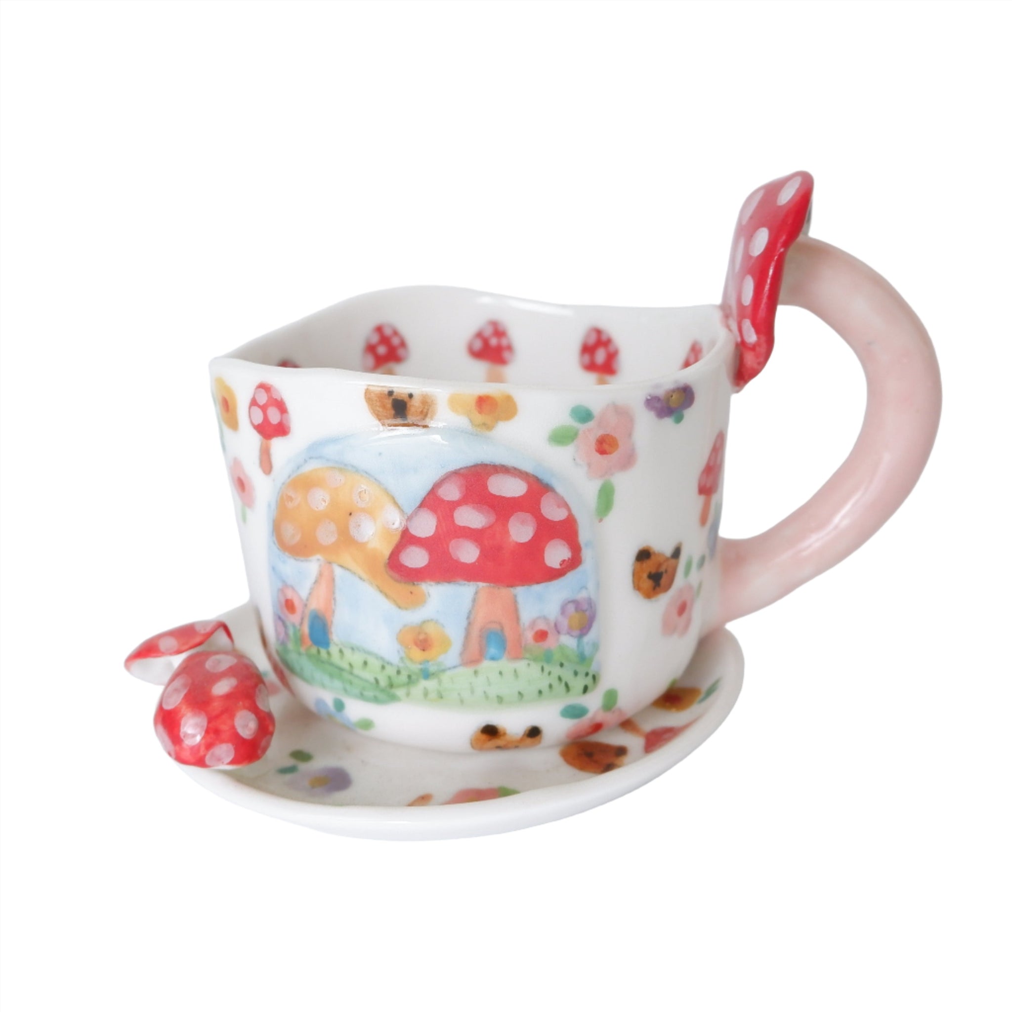 Mushroom cup set