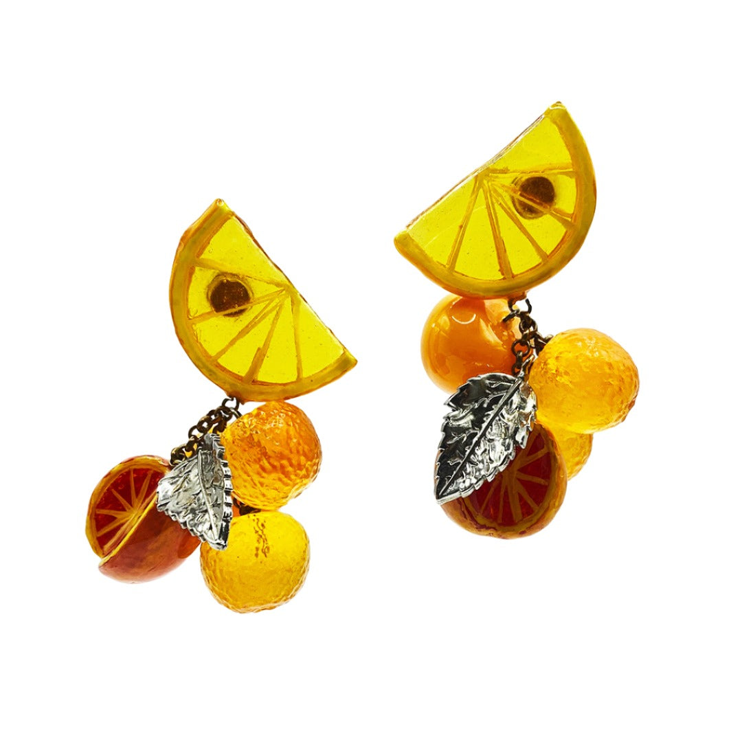 ORANGE EARRINGS